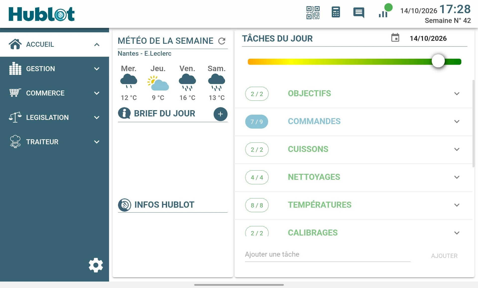 Aperçu de l’application